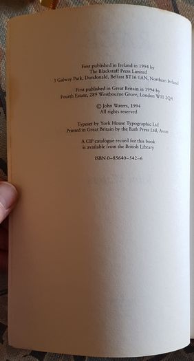 Race Of Angels: Ireland And The Genesis Of U2 by John Waters
