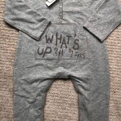 Ikks Baby romper grey 74cm 6-9 months