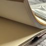 Silver vintage leather-bound notebook Image 6
