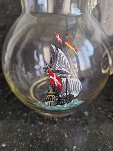 nautical large jug & glasses