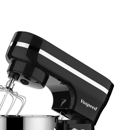 Stand Mixer,5 Quarts 8-Speed 1000W Tilt-Head Food Mixer, Kitchen Electric Standing Mixer With Dough Hook, Whisk, Beater, Splash Guard & Mixing Bowl For Baking, Dishwasher Safe (Black