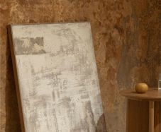 Hand Painted Decorative Painting on Linen with Plaster Relief (80x100 cm)Silvaret
