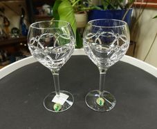 Waterford Clannad White Wine Lead Crystals Set of 2
