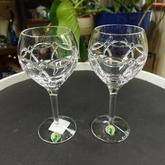 Waterford Clannad White Wine Lead Crystals Set of 2