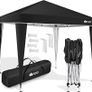 Gazebo 3 x 3 m Waterproof Pop-Up Folding Gazebo Height Adjustable Garden Tent UV Protection 50+ Party Tent with Bag for Garden (Beige) Image 5