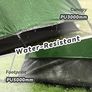 Tent, 2-4 Man Tent for Camping, Easy Setup Lightweight Two Doors PU3000mm Waterproof Dome Tent, Windproof Instant Outdoor Tent Suitable for Traveling, Beach, Camping, Hiking, Mountaineering Image 3