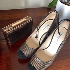 LK Bennett Heels + clutch BNWT