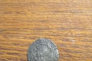 Silver hammered coin
