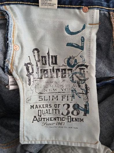 Ralph Lauren 381 Slim Fit Straight Jeans W34