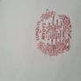 Large Oval Dish Tonquin By Myott Pink/Red Image 3