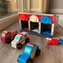 Melissa & Doug Wooden Lock & Roll Rescue Garage Set Image 3
