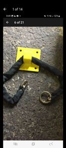 Motorcycle ground or wall anchors with hilti bolts