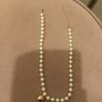 Choker pearl and gold necklace Image 4