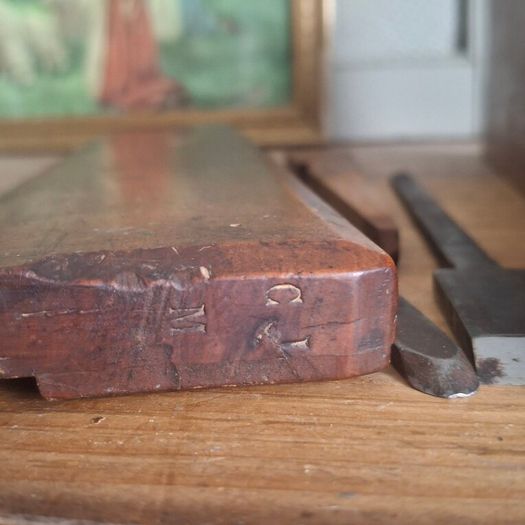 Pair of Antique French Wooden Joinery Planes
