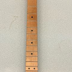 Fender telecaster Squier maple neck fretboard black dot inlays white pearl painted headstock and 22 frets Electric guitar parts accessories