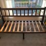 Solid Wood Bench with a cushion Image 2