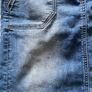 Women's denim knee length skirt Image 4