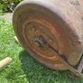antique lawn roller Image 4