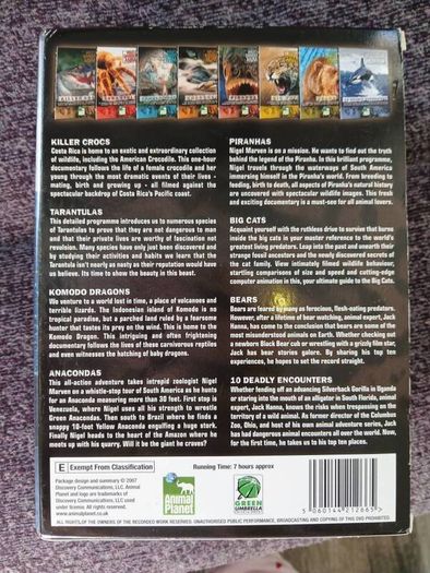 DVD nox set world's most dangerous animals