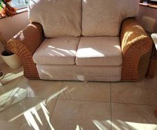 rattan sofa