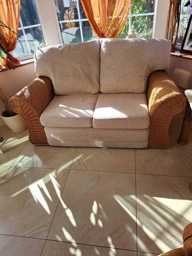 rattan sofa