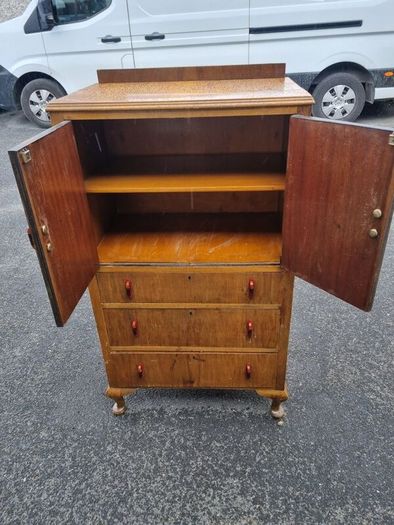 Art Deco tallboy cabinet