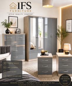 Modern 4 piece bedroom set ONLY 699 euro