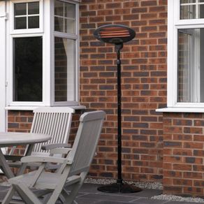 Electric Patio Heater Free Standing  2Kw Quartz