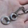 Vintage Secret Sterling Silver 925 Bangle Bracelet 7,6g Image 4