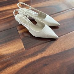 Women shoes slingback court shoes
