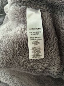 Dunnes Stores Grey Fleexe Blanket