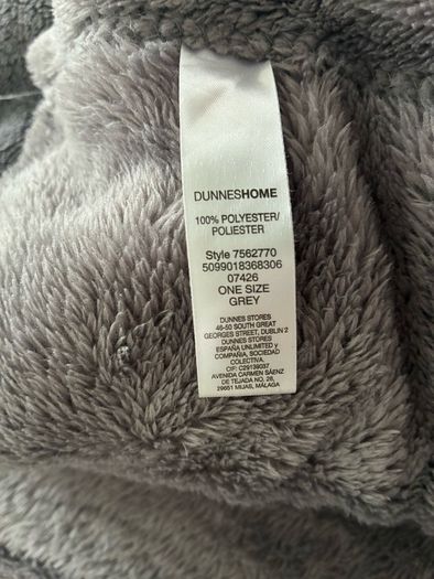 Dunnes Stores Grey Fleexe Blanket