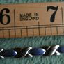 Vintage 2-Tone Gold and Silver Puffy Bracelet 7,5" long Magnetic Bracelet Image 6