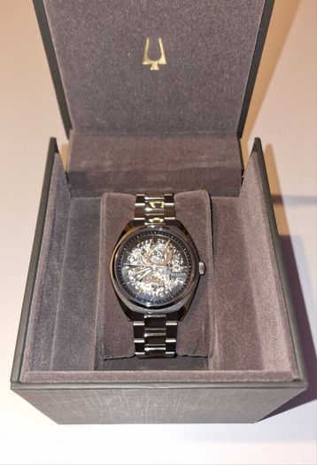 Bulova Surveyor Skeleton Automatic Mens Watch