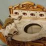 Rare Collectible Royal Albert 'Old Country Roses' Large Washstand Teapot  by Cardew Design Image 6