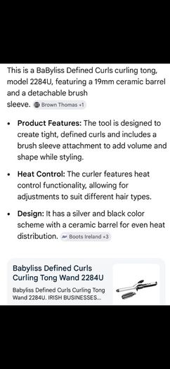 BaByliss Defined Curls Curling Tong Trio