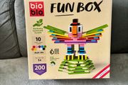 Wooden Fun Box Set- 200 multicoloured pieces