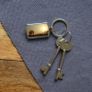 Personalised Rectangular Metal Photo Keyring Image 3