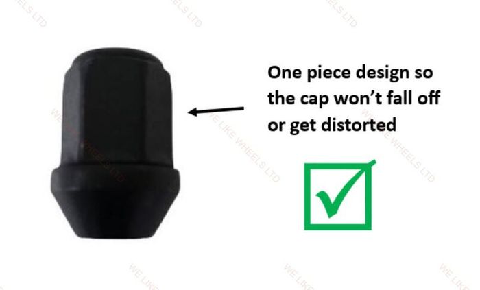 24 x Black Ford Ranger Wheel Nuts (2012 - 2023) 0B24 Delivery