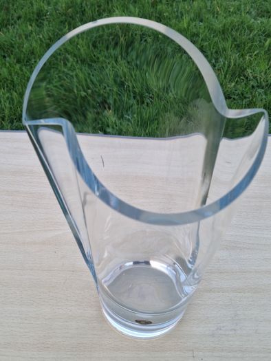 Bohemia art glass vase