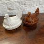 Pair of Portmeirion pottery hen tureens. Image 8