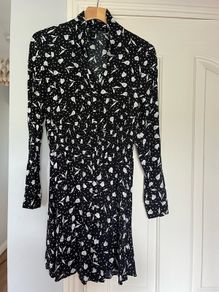 Brand new river island black and white mini dress