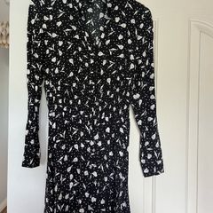 Brand new river island black and white mini dress
