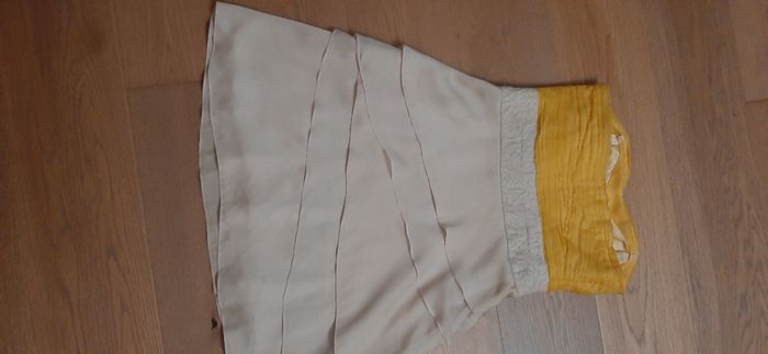 Coast Dress Size 12 -  Yellow and cream