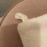 Luxury fur christmas dog stocking Image 3