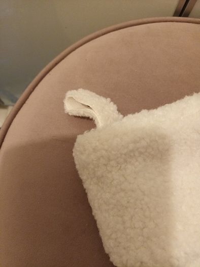 Luxury fur christmas dog stocking