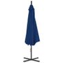 Cantilever Umbrella with Steel Pole 300 cm Azure Blue Image 2
