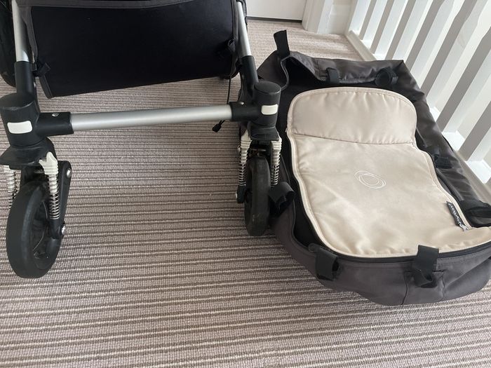 bugaboo stroller and bassinet in excellent condition