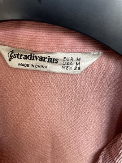 Dusky pink corduroy shirt size M