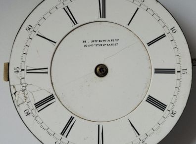 English Chronograph Movement - Stewart, Southport